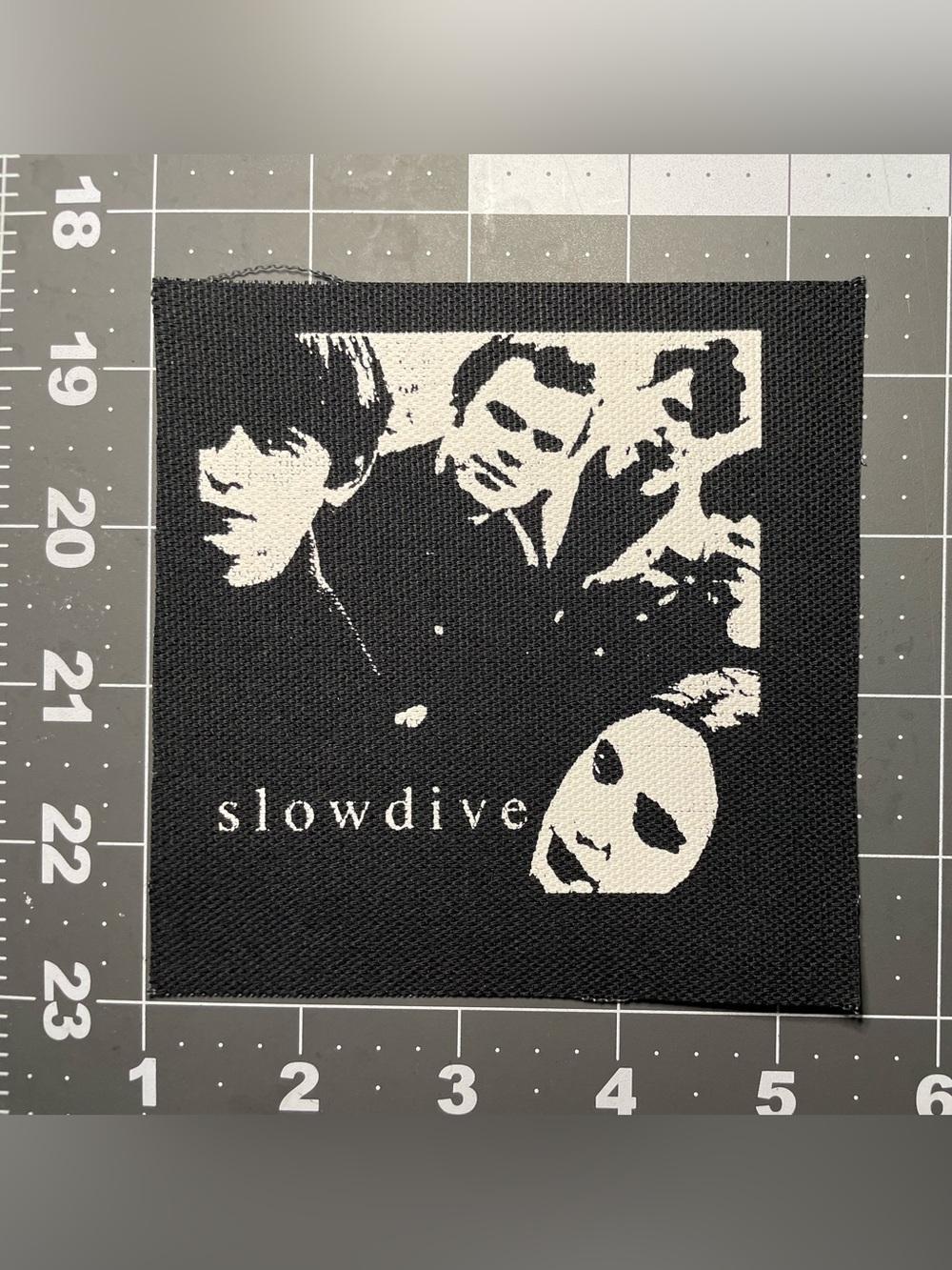 Slowdive canvas patch